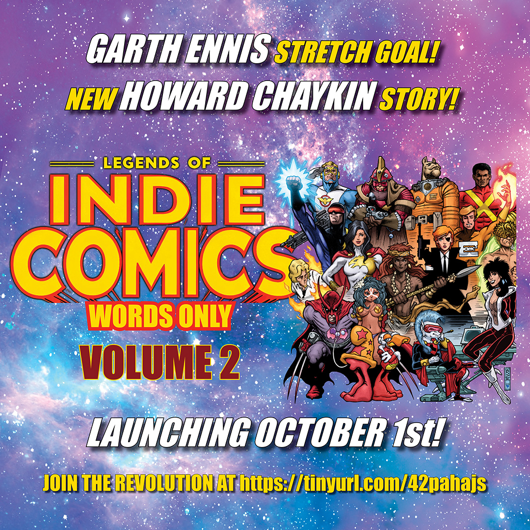 Legends of Indie Comics Words Only